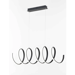 Ribbon lampa wisząca LED czarna 336401-02 REALITY - zdjęcie produktu